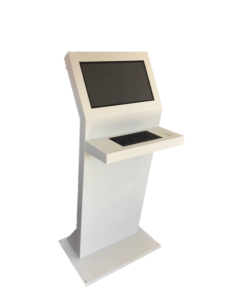 Industrial iCafe Kiosk Keyboard Desk        